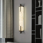 Nordic minimalist imitation marble living room TV background wall light hotel bedroom headboard resin light