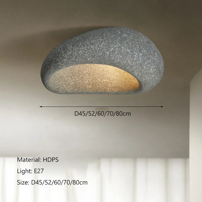 Nordic Minimalist Wabi Sabi Cream Wind Led Ceiling Lamps Chandelier Lustre Living Dining Room Home Decor Bedroom Lights Fixture