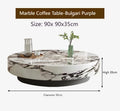 Any Size Custom Italian Minimalist Round Marble Nesting Tables Set Luxury Natural Stone Designer Villa Penthouse Living Room Fur