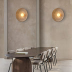 Nordic Creative Retro Round Wall Lamp Wabi-sabi Resin Sconces for Living Room Bedroom Bedside Hotel Corridor  Decor lightig