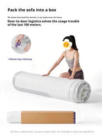 Any Size Custom Modern Comfort Luxury Puff Sofa Vacuum Roll Pack Compression Design Living Room Home Leisure Sofa Dual Use Sofa