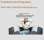Any Size Custom Compressed Lazy Sofa Flannel Removable Washable Modular Light Easy Move Living Room Bedroom Comfortable Lounge
