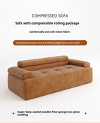 Any Size Custom Modern Comfort Luxury Puff Sofa Vacuum Roll Pack Compression Design Living Room Home Leisure Sofa Dual Use Sofa