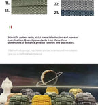 Any Size Custom Nordic Knit Lounge Chair Handwoven Chenille Fabric High Resilience Foam Comfortable Minimalist Living Room Leisu