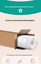 Any Size Custom Modern Comfort Luxury Puff Sofa Vacuum Roll Pack Compression Design Living Room Home Leisure Sofa Dual Use Sofa