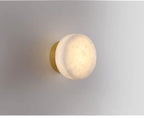Luxury Spain natural Marble Round Wall Lamp Nordic Modern LED room Light living room Bedroom Passage corridor High-end Fixture