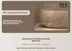 Any Size Custom Retro Oval Bathtub Compact Freestanding Soaking Tub Home Bathroom All Spaces Heat Retention Easy Clean Body Cont
