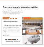 Any Size Custom Oversized Corduroy Rabbit Fur Sofa Customizable Integrated Sponge Sit Lie Eco Friendly Filling Vacuum Packed Liv