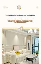 Straight row Split design soft bread module sofa berber fleece comfortable living room sofa apartment home furniture accessories
