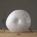 Silver Plated Ellipse Vase
