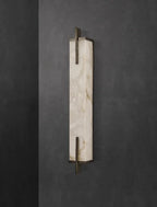 Nordic minimalist imitation marble living room TV background wall light hotel bedroom headboard resin light