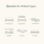 Mattress, 6 Inch Gel Memory Foam Mattress in a Box, Fiberglass Free, Breathable for Cooler Sleep, Customized