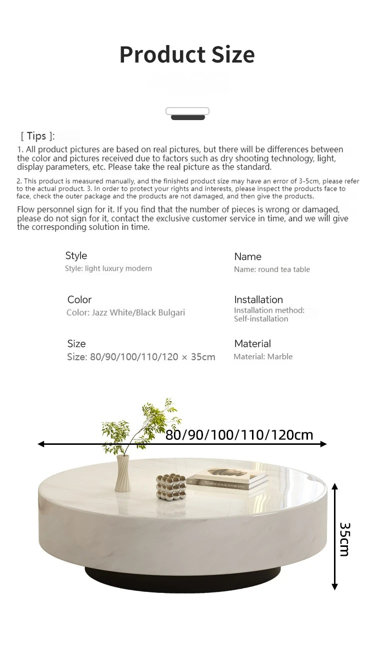 Any Size Custom Italian Minimalist Round Marble Nesting Tables Set Luxury Natural Stone Designer Villa Penthouse Living Room Fur