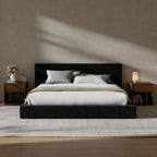 Cloud Upholstered  Bed Frame with Headboard, 5 Inch Foam Padded Platform, No Box Spring, Easy Assembly , Customized
