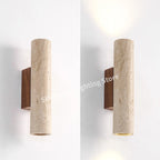Spanish Yellow Cave Stone LED Wall Lamp Nordic Minimalist Living Room Bedroom Headboard Background Home Decor Fixture