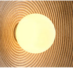 Nordic Creative Retro Round Wall Lamp Wabi-sabi Resin Sconces for Living Room Bedroom Bedside Hotel Corridor  Decor lightig