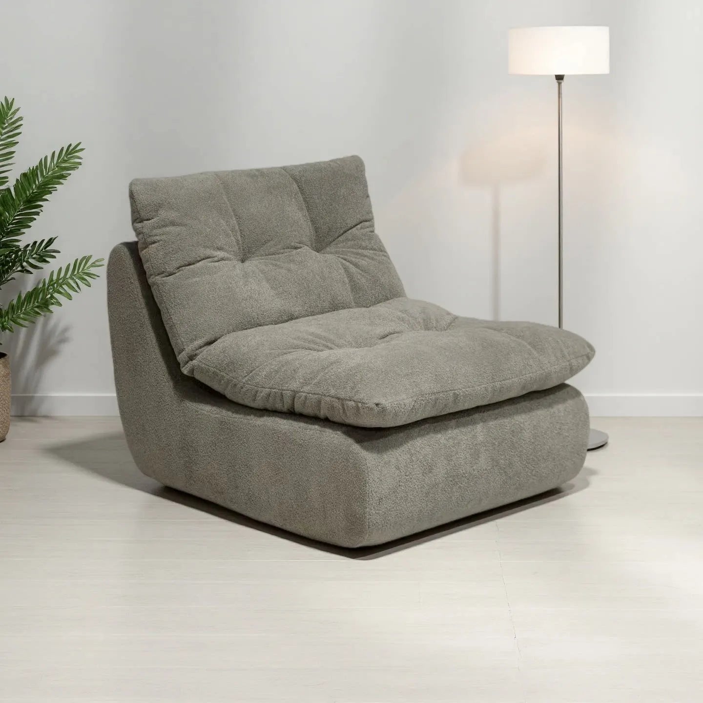 Any Size Custom Compressed Lazy Sofa Flannel Removable Washable Modular Light Easy Move Living Room Bedroom Comfortable Lounge