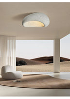 Nordic Minimalist Wabi Sabi Cream Wind Led Ceiling Lamps Chandelier Lustre Living Dining Room Home Decor Bedroom Lights Fixture
