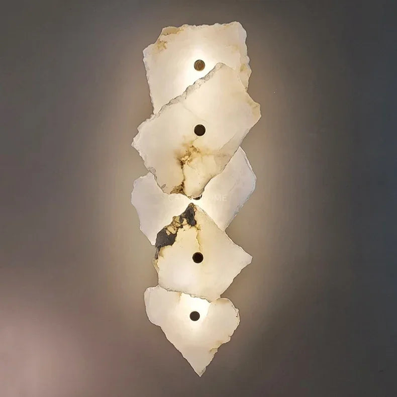 Creative Marble LED Wall Sconce Minimalist Lighting Fixture Living Room Bedroom Bedside Dining Room Corridor Home Decor