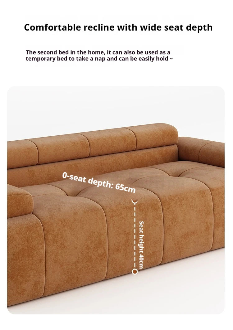 Any Size Custom Modern Comfort Luxury Puff Sofa Vacuum Roll Pack Compression Design Living Room Home Leisure Sofa Dual Use Sofa