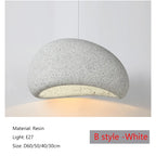 2026 New Model Wabi Sabi Pendant Lamp Living Room Dining Table Bedroom LED Ceiling Chandelier Light Home Decor E27 Hanging Lamp