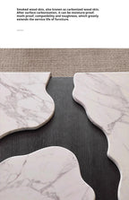 Any Size Custom Square Marble Coffee Table Italian Minimalist Viral Design Spacious Living Room Heat Scratch Resistant Customiza