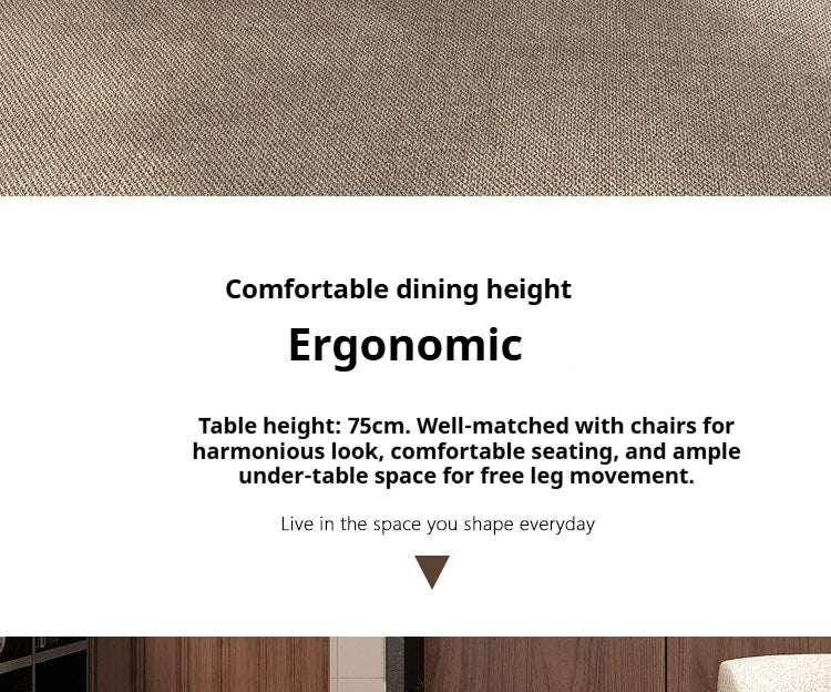 Any Size Custom Beige Travertine Teardrop Dining Table Wabi Sabi Mid Century Walnut Base Scratch Stain Resistant Luxury Dining T