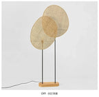 H5-Wabi Sabi Wall Lamp Japanese Room Decor Rattan Lamp Hand-woven Living Room Bedroom Beside Retro Study Corridor Aisle Light