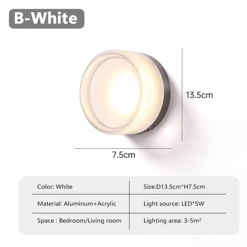 Nordic LED Wall Lamp Jelly Design Decorative Wall Lamp Corridor Study Restaurant Home Decoration Creative Lighting Fixtures