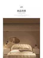 Lambswool Floating Bed Aesthetics Princess Wedding High End Quality Bed Modern Apartment Confortable Muebles Bedroom Furniture
