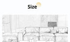 Any Size Custom Walnut Travertine Coffee Table Luxury Artisan Minimalist Heat Scratch Resistant Mansion Living Room Furniture