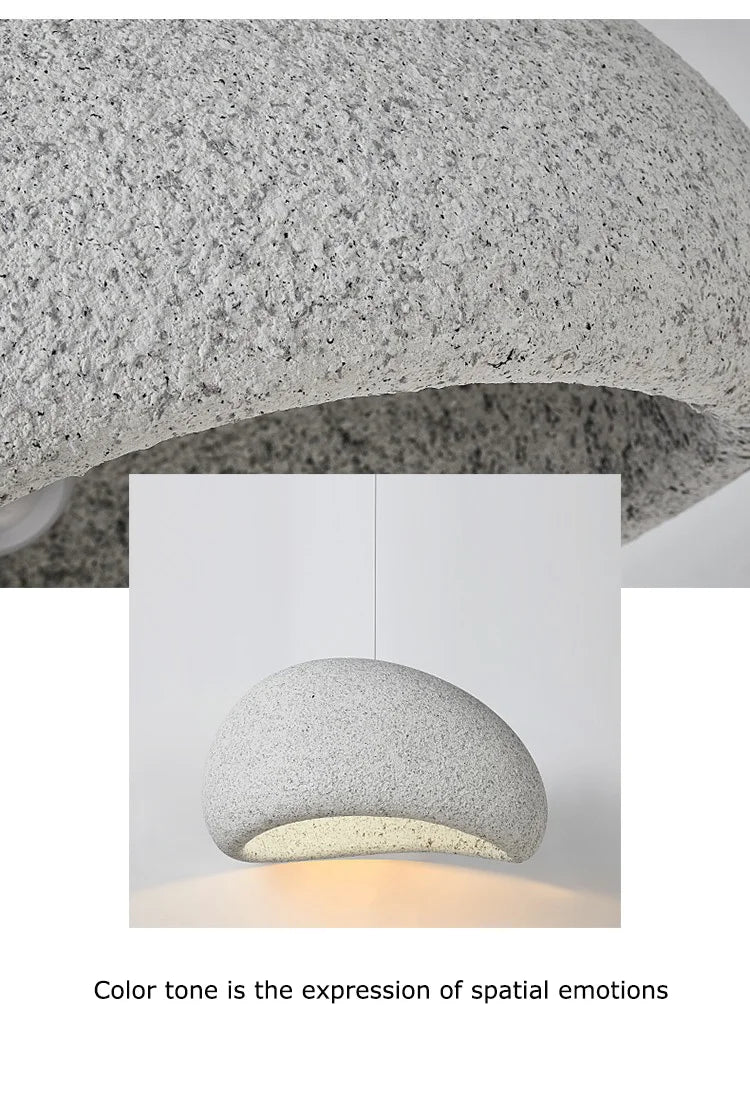 2026 New Model Wabi Sabi Pendant Lamp Living Room Dining Table Bedroom LED Ceiling Chandelier Light Home Decor E27 Hanging Lamp