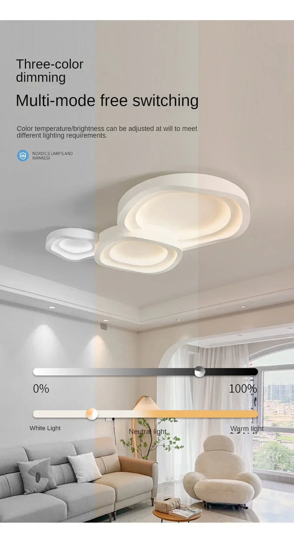 Nordic LED Chandelier Ceiling Light Minimalist Design for Bedroom Dining Living Room Decoration Indoor Lighting Lusters Fixtures