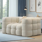 Straight row Split design soft bread module sofa berber fleece comfortable living room sofa apartment home furniture accessories