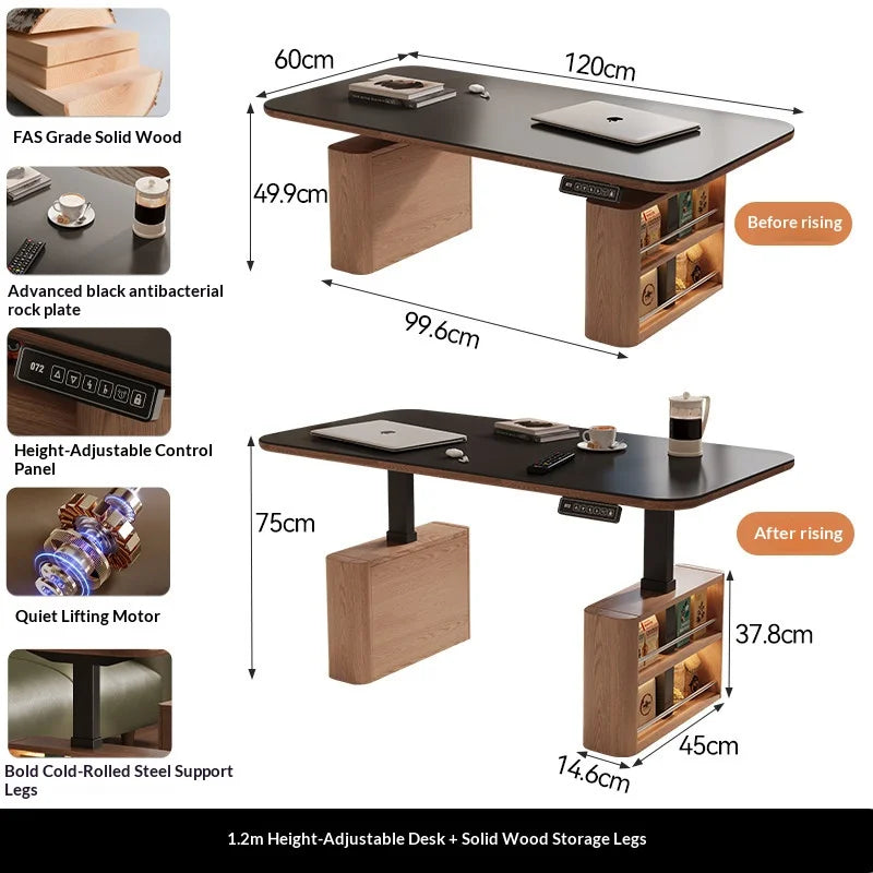 Any Size Custom Nordic Style Electric Lift Coffee Table Sturdy Durable Living Room Home Luxury Multi Functional Tea Table Furnit