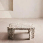 Any Size Custom Modern Minimalist Marble Coffee Table Creative Luxury Natural Stone Heat Scratch Resistant Artisan Customizable