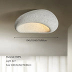 Nordic Minimalist Wabi Sabi Cream Wind Led Ceiling Lamps Chandelier Lustre Living Dining Room Home Decor Bedroom Lights Fixture