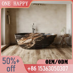 Any Size Custom Italian Luxury Egg Shaped Bathtub Freestanding Soaking Tub Villa Bathroom Spa Whirlpool Tub Modern Luxury Design