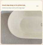 Any Size Custom Japanese Wabi Sabi Cultured Stone Bathtub Artistic Freestanding Soaking Tub Heat Retention Easy Clean Body Conto