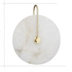 Nordic Postmodern Minimalist Marble Living Room Wall Lamp Creative Circular Bedroom Headboard Corridor Wall Lamp